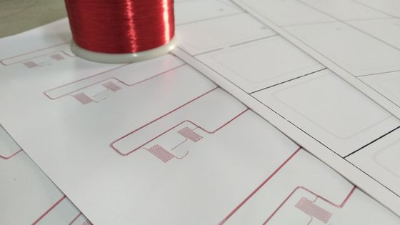 Um material de cartão de 3 Pvc Ic Fudan F08 Chip 0,45 mm