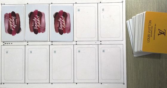 Chapas de pré-instalação / pré-instalação de RFID A4 Ic Fudan F08 para produção de cartões RFID