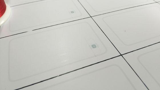 3x8 Layout Material de cartão de PVC 0,45 mm de espessura