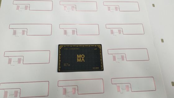 5x5 Pvc Rfid Inlay / Prelam Sheets Para Cartões Rfid Produção F1108 TK4168 Chip
