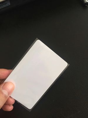 Material do cartão Cr80 Pvc 0,3 mm 0,4 mm 0,76 mm Espessura Impressão fácil