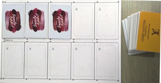 Material de cartão inteligente de inserção de PVC RFID para produção de cartões RFID