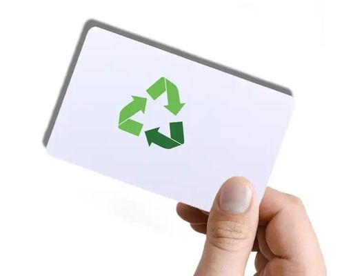 Folha de plástico de PVC reciclável de cor branca de 0,3 mm ecológica para produção de cartões Smat