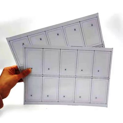 IC Fudad F08 Chip PVC RFID Smart Card Inlay / Prelam Sheets para Produção de Cartões RFID