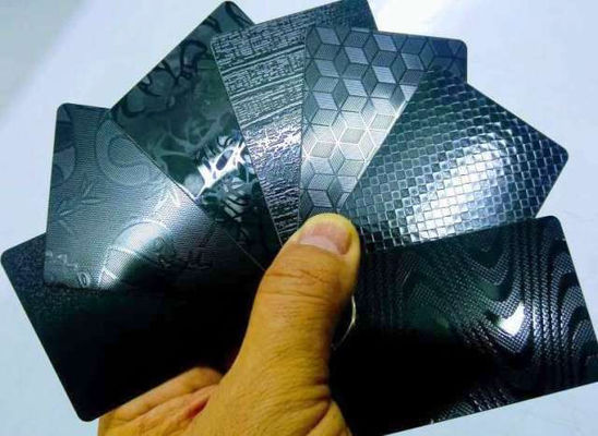 Placa de aço laminado de tamanho A4 A3 A3+ para produção de cartões inteligentes