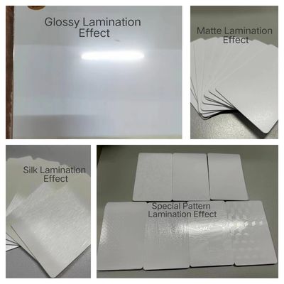 Placa de aço laminado de tamanho A4 A3 A3+ para produção de cartões inteligentes