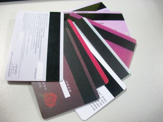 RPvc revestido de 0,06 mm HICO / LOCO Strips Card Film Magnetic Strip para cartões de fidelidade