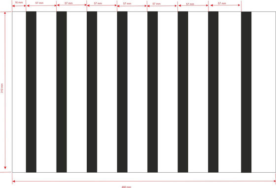 RPvc revestido de 0,06 mm HICO / LOCO Strips Card Film Magnetic Strip para cartões de fidelidade