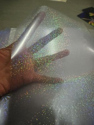 Superposição de holograma para cartão especial / filme a laser / filme revestido de PVC / holograma a laser
