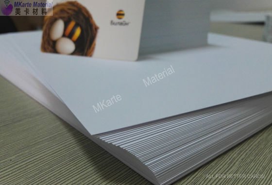 0.15mm-0.40mm PVC papel de jato de tinta Offset Impressão Branca Digital Impresso PVC Banco Material de cartão