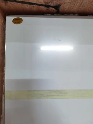 A3+Tamanho de cartão de laminação placa de aço brilhante padrão de seda fosco acabamento para produção de cartão de plástico
