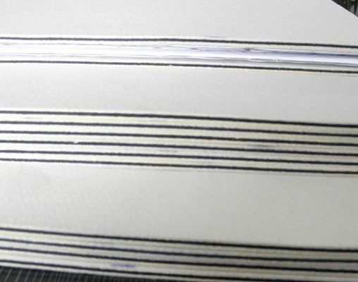 3 mm espessura de lenha preta feltro laminado almofada Pad MRP-2 Para laminador de prensagem de cartão de PVC