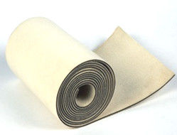 Laminado de cartão de PVC com camadas de feltro de lã e borracha de silício preto