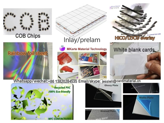 ±5% Thickness Tolerance Plastic Card Sheet for Loading Port in Shanghai or Other Chinese Port