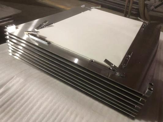 Pad laminado de borracha de silicone branco de 3,0 mm para laminação de cartões de plástico