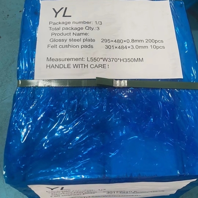 Pad de almofada laminada de feltro de lã de laminatória de cartão de plástico para desempenho à prova de calor até 200C
