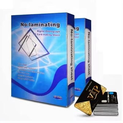 Folha de PVC para jato de tinta não laminável durável para projetos de impressão a laser e jato de tinta para cartão de identificação de plástico