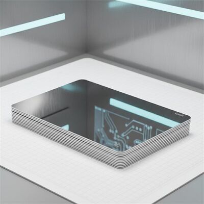 0.4-1.0mm espessura de aço inoxidável 430BA chapa de aço laminada com acabamento brilhante em ambos os lados para produção de cartões inteligentes