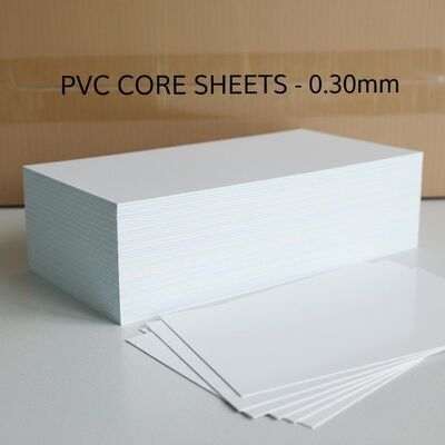0.30mm Espessura Offset Impressão PVC folha de núcleo para produção de cartão bancário