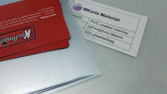 Folha de prova revestida do PVC da adesão alta sem a mudança e a deformação da cor