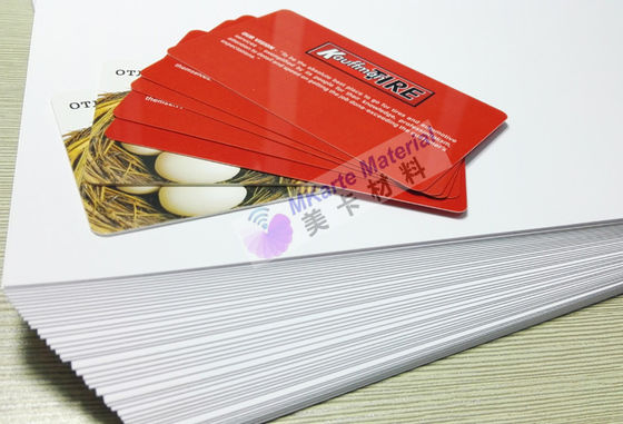 O PVC imprimível do Inkjet cobre a limpeza fácil e a manutenção para o cartão plástico