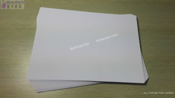 Material laminado fácil de Smart Card para a folha da impressão do Inkjet do PVC