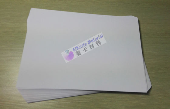 Material laminado fácil de Smart Card para a folha da impressão do Inkjet do PVC