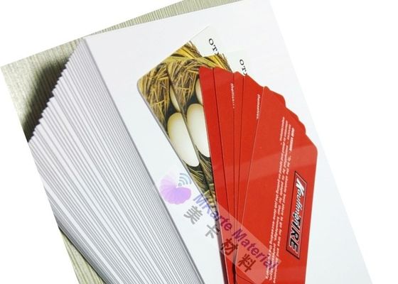 O PVC imprimível do Inkjet branco cobre imagens feito-à-medida da alta resolução do tamanho