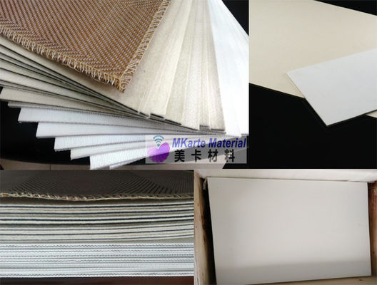Almofada laminada do silicone A3 coxim de borracha branco
