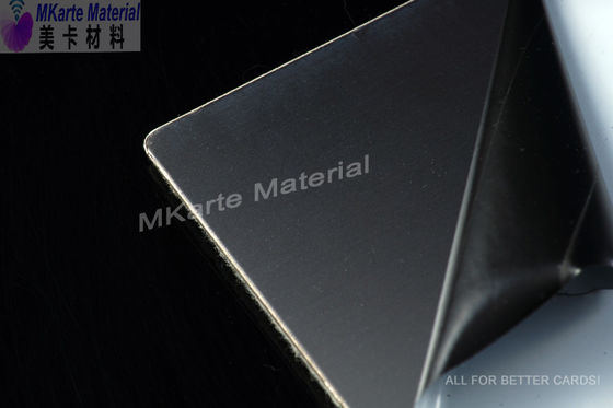placas de aço inoxidável ultra lustrosas do material do cartão do PVC da espessura de 0.6mm/de 0.8mm usadas para a laminação do cartão do PVC