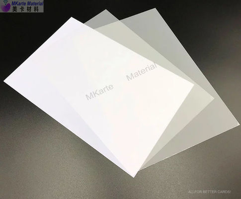 folha deestratificação MNI-3 do Inkjet do PVC do dragão branco de 0.15mm+0.46mm+0.15mm