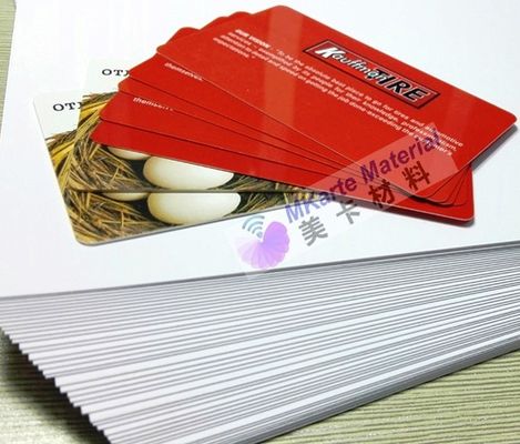 Folha do núcleo do PVC da produção de Smart Card ambos os lados sem o revestimento da colagem