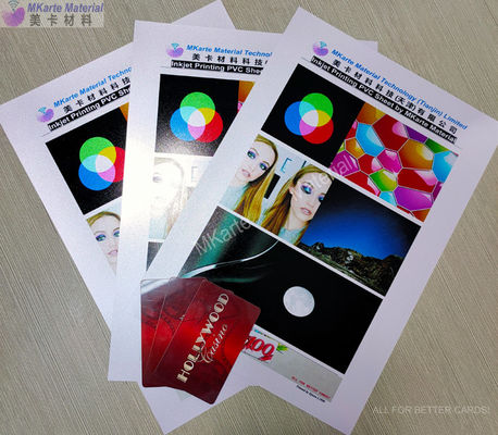 O PVC imprimível do Inkjet plástico feito sob encomenda cobre apropriado para a impressora a jato de tinta inteira da série