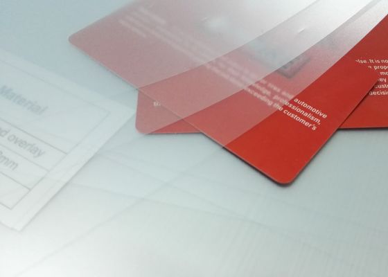 Película de sobreposição de PVC imprimível com deslocamento de declínio lento, com 0,04-0,10 mm de espessura para laminação de cartões