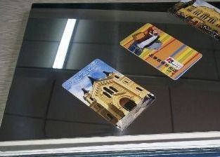 Placa de aço inoxidável do cartão ultra lustroso do revestimento para o uso do laminador do cartão