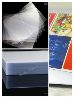 O Pvc resistente da abrasão overlay a folha para o vários índigo/Konica Minolta de HP das impressoras de Digitas