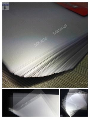 O Pvc resistente da abrasão overlay a folha para o vários índigo/Konica Minolta de HP das impressoras de Digitas