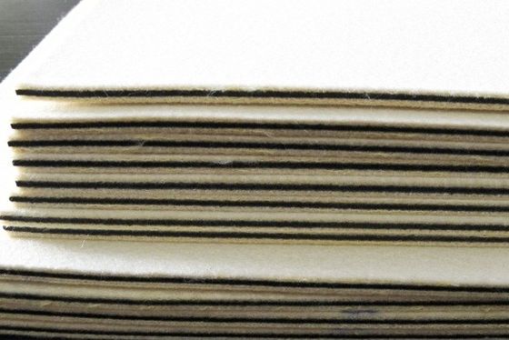 Adesão laminada da almofada 80 N/Mm de feltro coxim de lã para o processo quente da imprensa