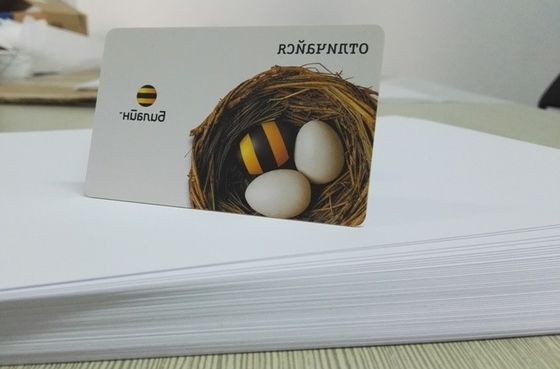 Folhas imprimíveis frente e verso do PVC de Digitas para impressoras digitais para a produção plástica do cartão