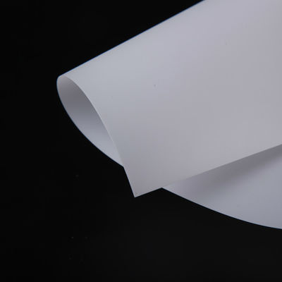 Não - L folha branca do cartão do PVC da aminação