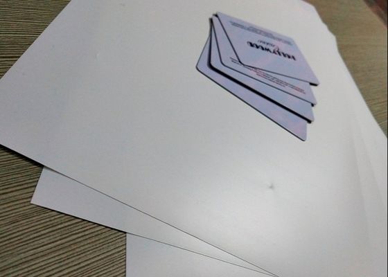 Folha plástica grossa de seda da impressão de tela 2mm PETG para a produção do corpo do cartão de PETG
