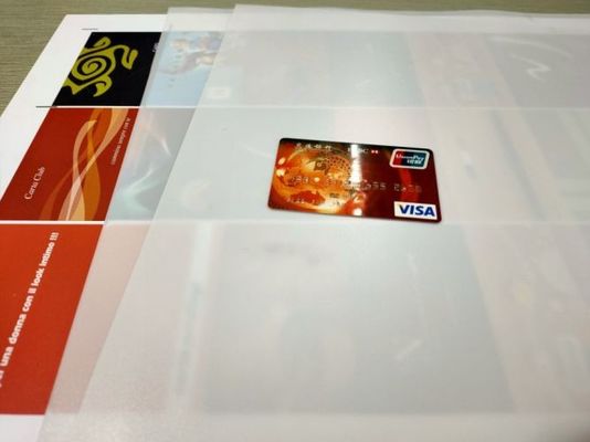 Folha plástica material do núcleo do cartão de Smart Card PETG da estratificação quente da imprensa
