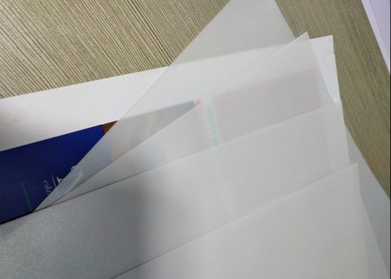 Folha plástica rígida transparente deslocada de PETG para a formação do vácuo
