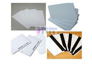 Folhas Antifog transparentes dos plásticos do costume PETG para a fatura dos cartões da identificação de Passpor