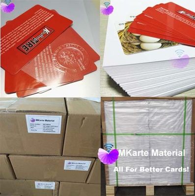 Índigo material única Digital tomada partido de Smart Card HP da resistência do envelhecimento que imprime a folha do PVC