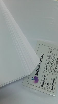 Folha imprimível do Pvc de Konica Digital, folha plástica do Pvc para Smart Card