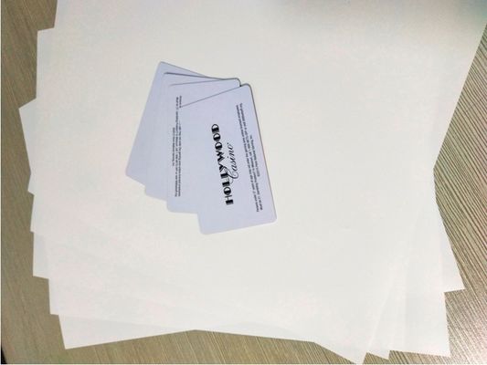 Folha branca do núcleo do cartão do plástico PETG para a produção do corpo de PETG Smart Card