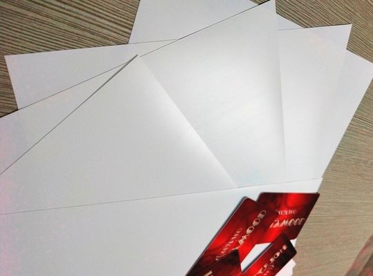 Folha branca do núcleo do cartão do plástico PETG para a produção do corpo de PETG Smart Card