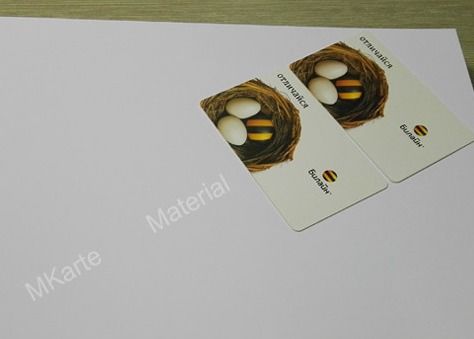 Folha imprimível do Pvc do esparadrapo do Inkjet branco com força fazendo xixi forte