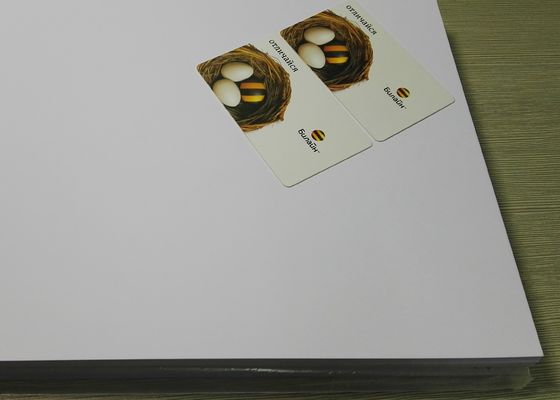 O cartão 0.40mm A4 do Inkjet da adesão da tinta imprimiu a folha do Pvc